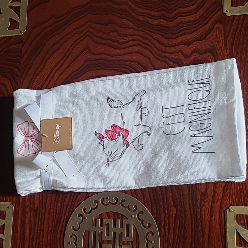 Rae Dunn Disney Marie Cat Towels